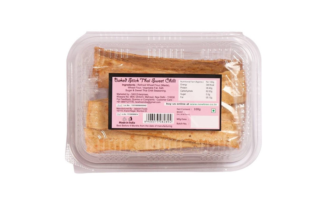 New Tree Baked Stick Thai Sweet Chilli   Box  100 grams